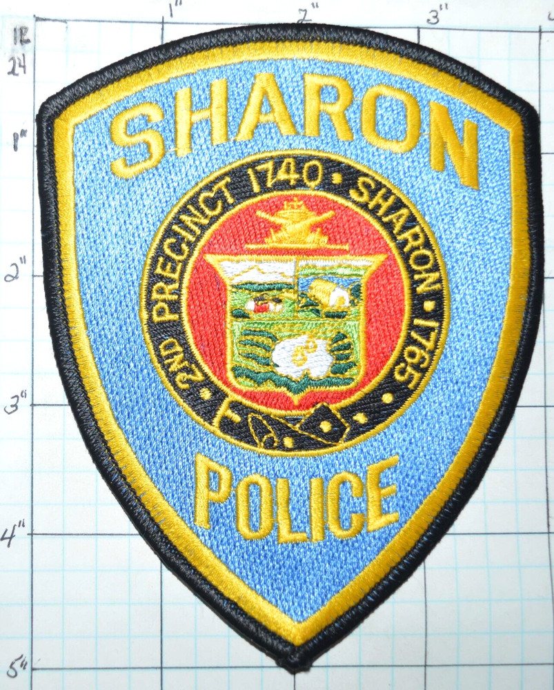 MASSACHUSETTS, SHARON POLICE DEPT PATCH