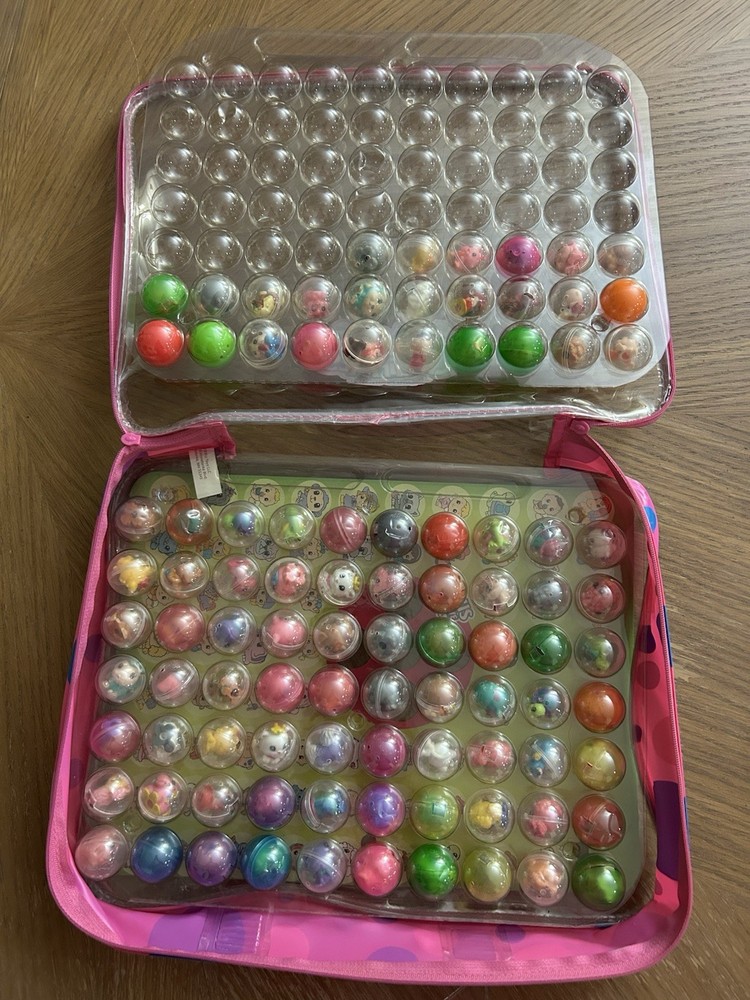 Squinkies Tote & Go Carry Case Holder Figures Capsule 80+