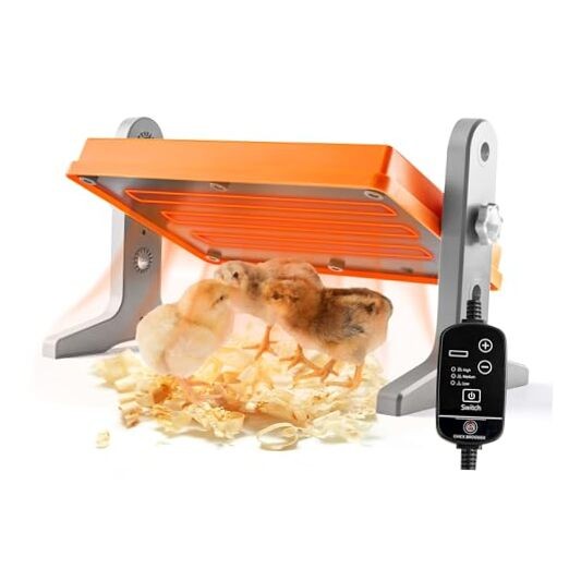 Chick Brooder Heater Plate – 12" x 8" Adjustable Height & Temperature Poultry