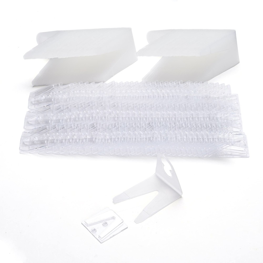DELight Light Clips for C7 C9 100Pcs Shingle Tabs 100Pcs Parapet Clips