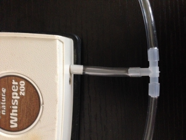 Clear 3 Way Air Line Aquarium T Valves Tubing Connector. 5x pieces