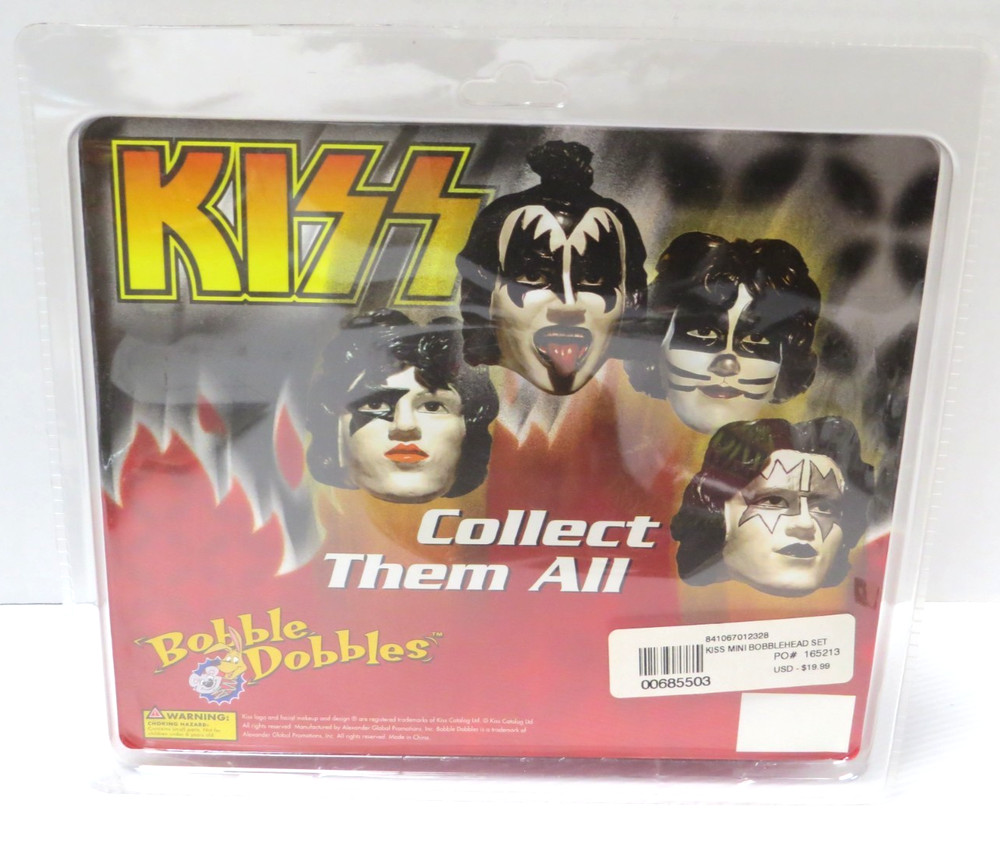 KISS BOBBLE HEAD SET IN PACKAGE