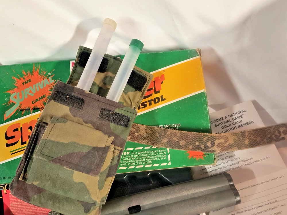 VINTAGE SPLATMASTER PAINTBALL GUN