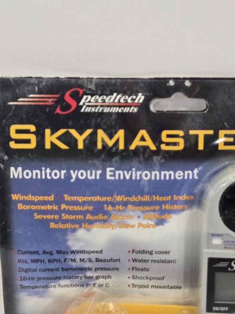 New Speedtech SKYMASTER weather meter Model SM-28