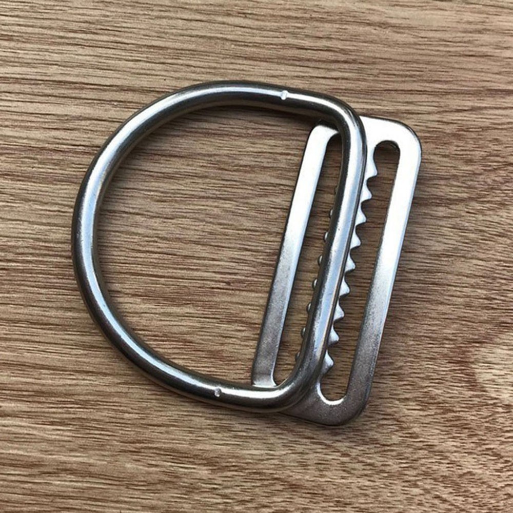Diving D-ring Functional Scuba Diving Strap Keeper Corrosion-resistant D-Ring