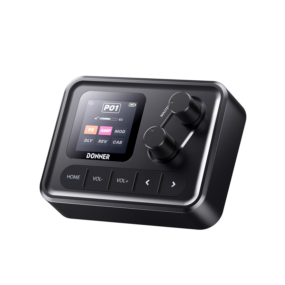 Donner Pocket AMP Multi Effects Pedal Chorus Delay Reverb IR CAB Modulation