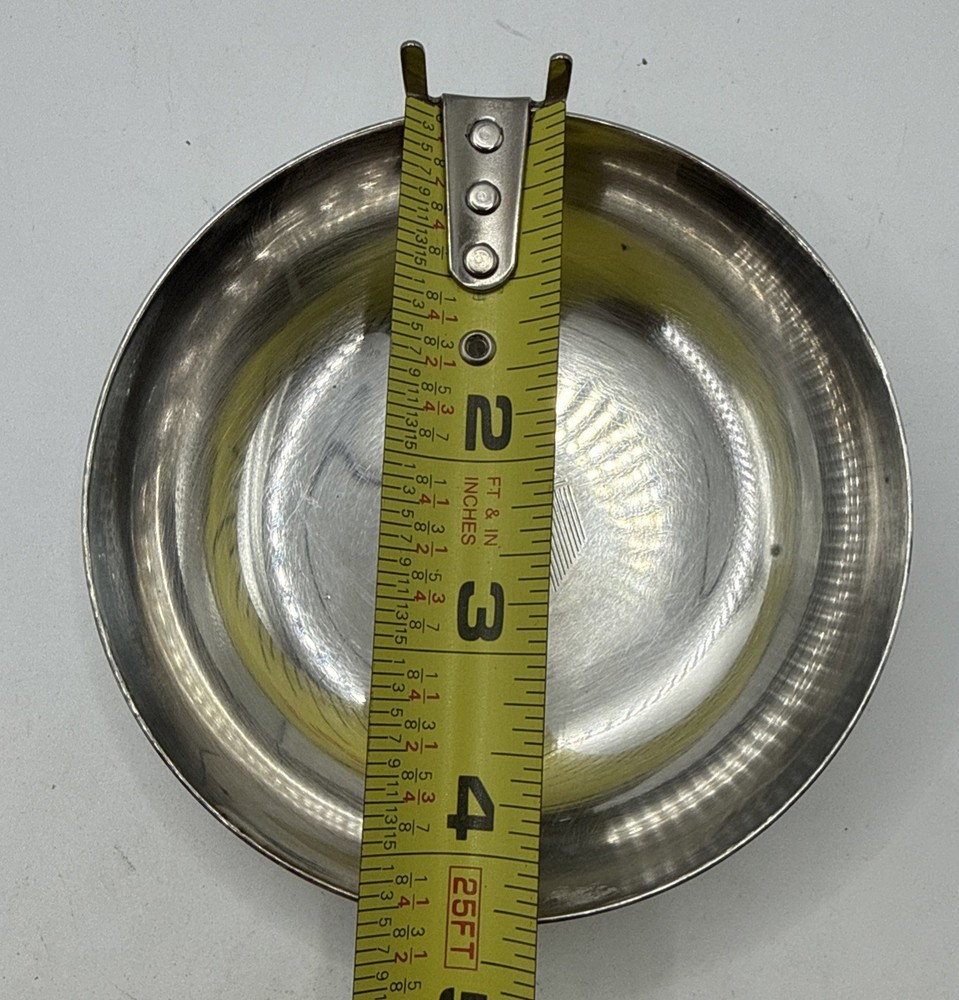 REED AND BARTON SILVERPLATE COIN DISH ASHTRAY WITH CHASE BANK LOGO