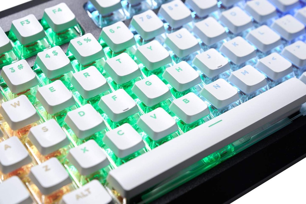 G.Skill Crystal Crown Keycaps - Keycap Set with Transparent Layer for White