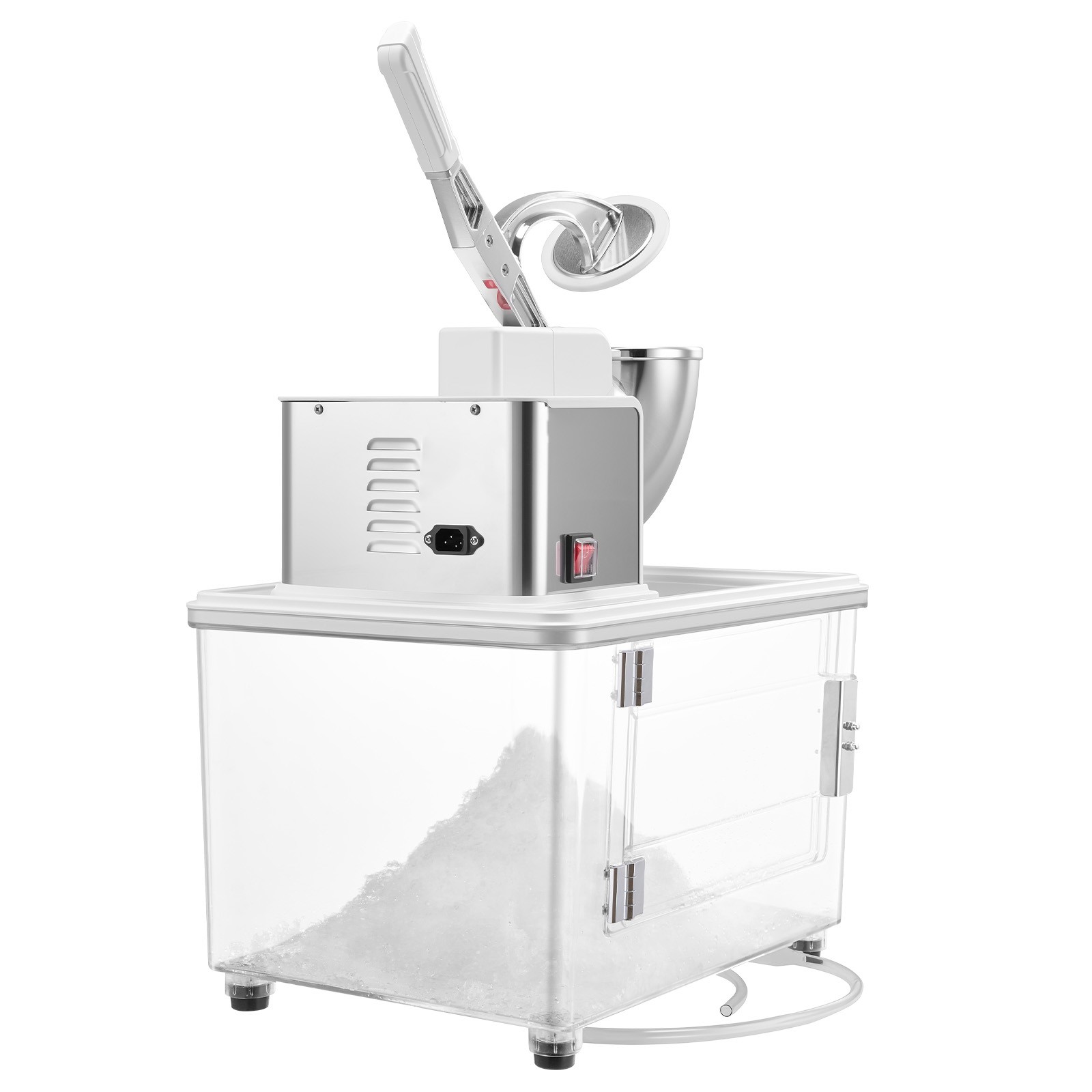 Commercial Snow Cone Machine Electric Ice Crusher Maker 661LBS/H Ice Shaver