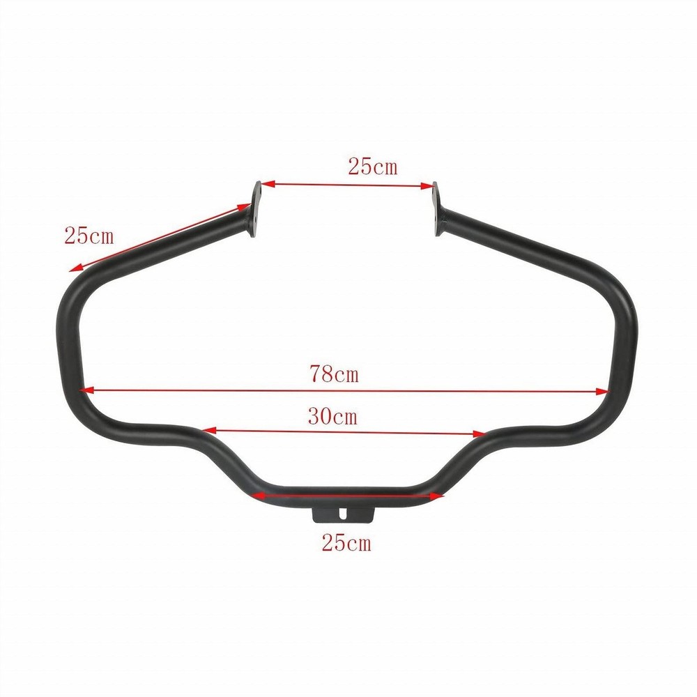 Mustache Engine Guard Crash Bar for Harley-Davidson FLSTC 04-04