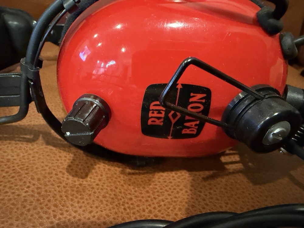 RED BARON C-40-10 SOFTCOMM AVIATION MONAURAL HEADSET DUAL PLUG