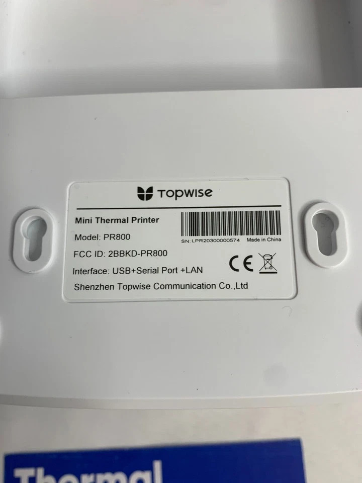 Thermal Receipt Printer USB & LAN 80mm Print Width (3.15"), 6" x 5"