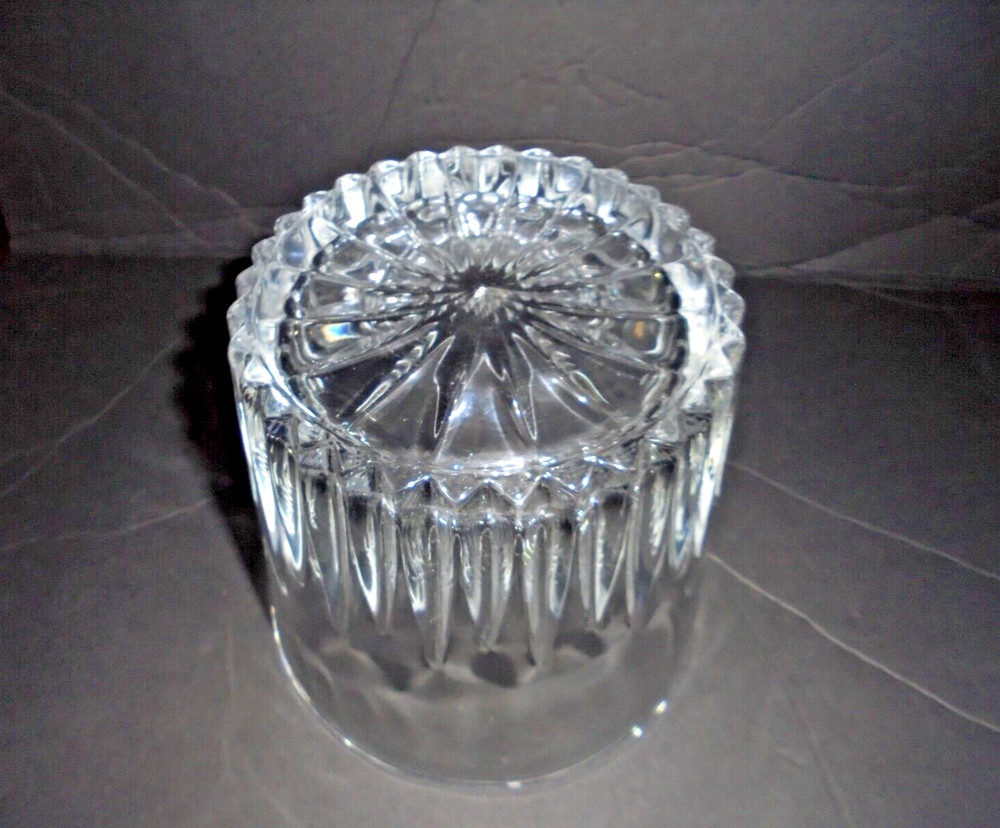 HEAVY CRYSTAL GLASS ICE BUCKET