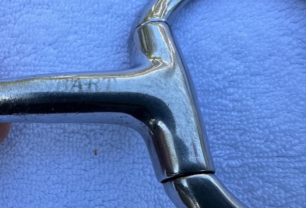 EUC MetLab Pinchless Swivel Free Eggbutt Snaffle 5"