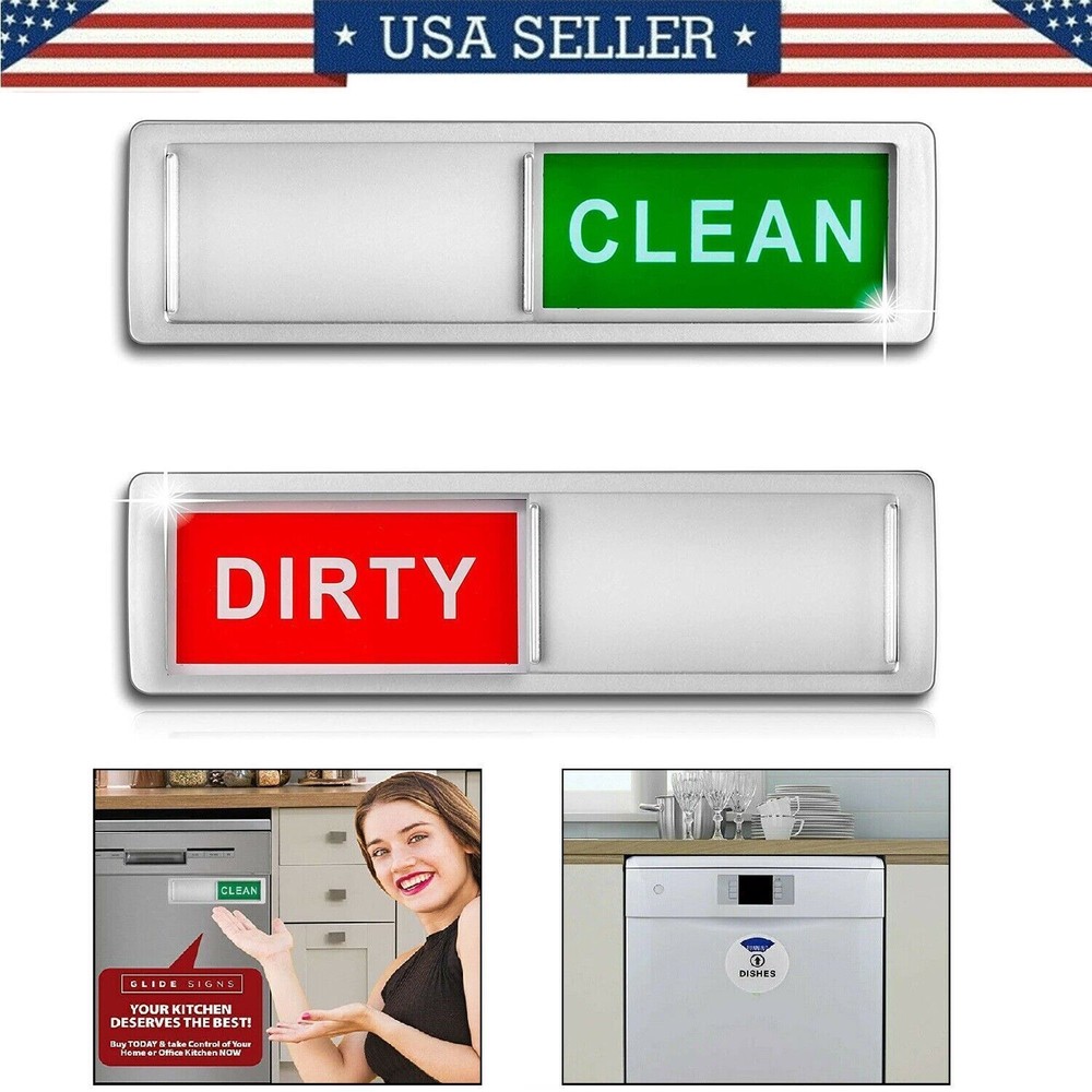 Clean Dirty Magnet for Dishwasher Convenient Design Changing Indicator Wedding