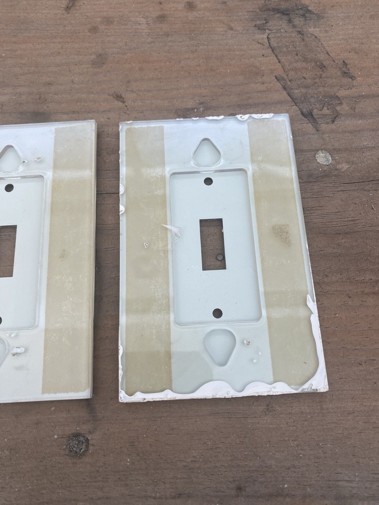 Vintage Mirrored Switch covers.