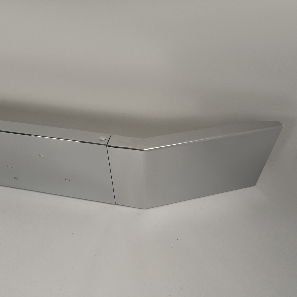 For Mack RD688S/RD6900S 81-04 10" Chrome Front Bumper W/ Triangular Bolt Pattern