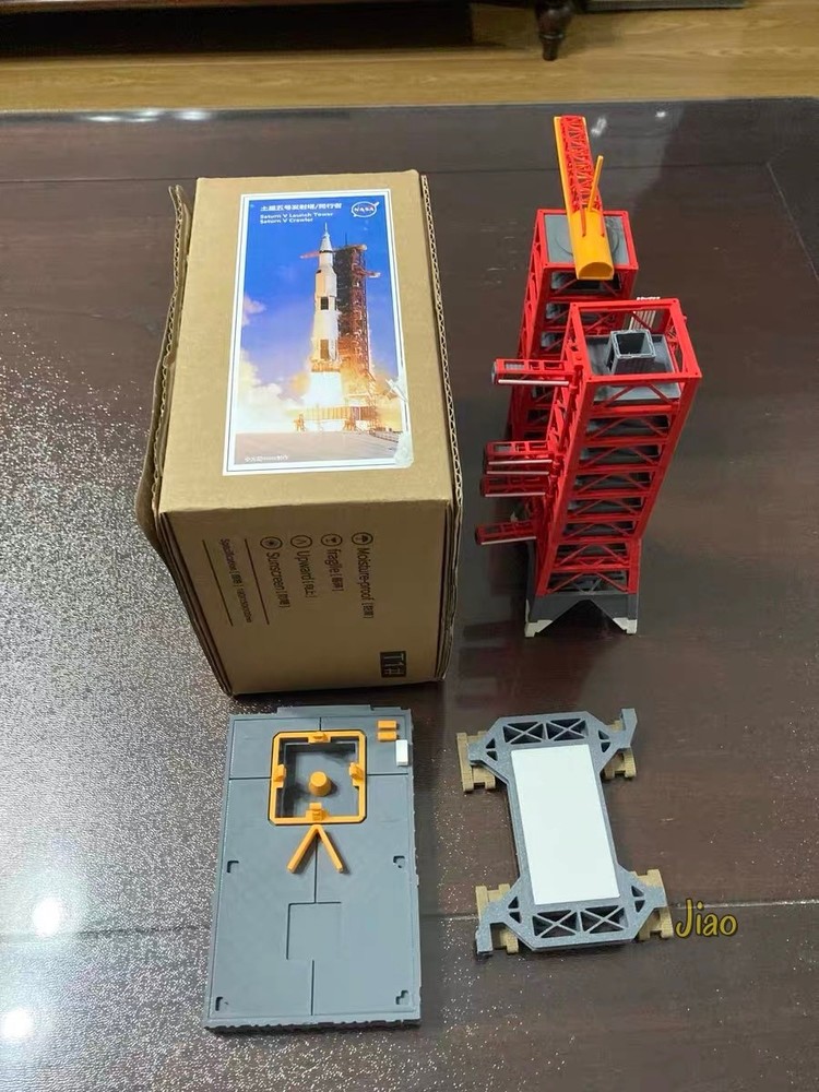 1/400 Saturn V CCAFS 39A Apollo 11 3D Printed Launch Scene Spacecraft Model Gift