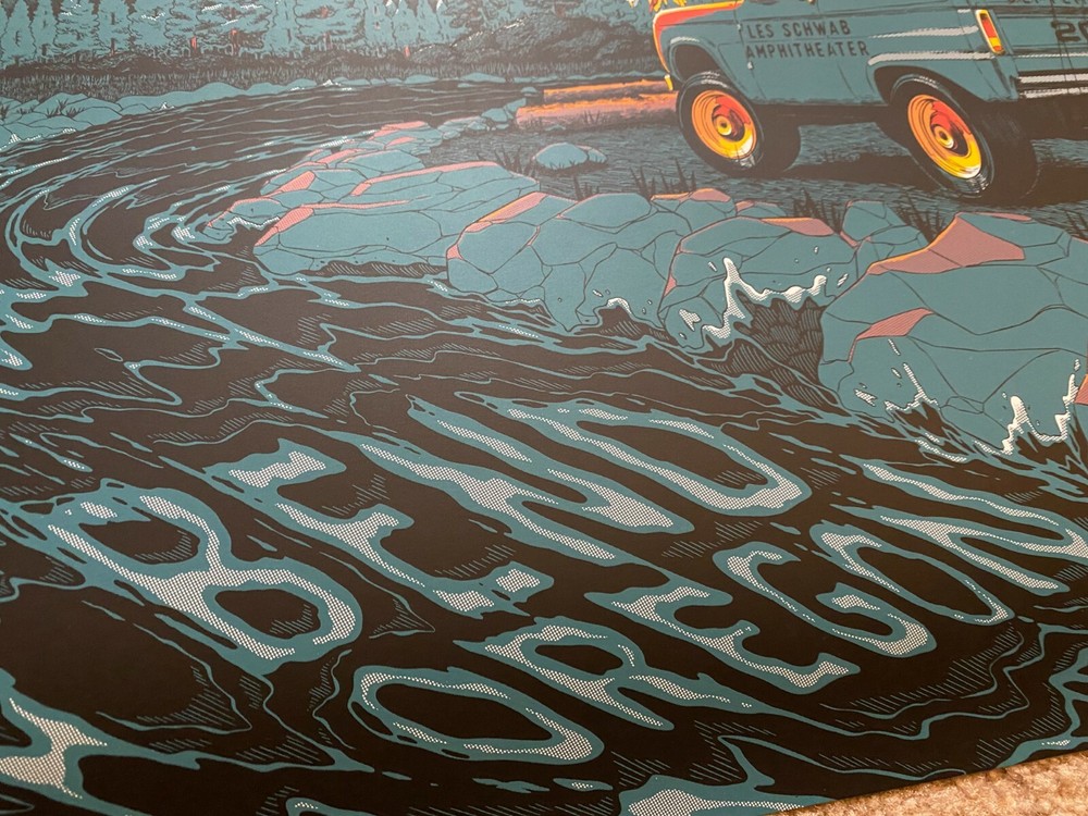 Dave Matthews Band Poster Les Schwab Amphitheatre Bend, OR 9/8/21