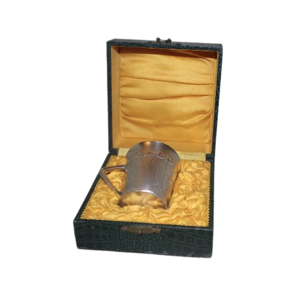WMF Art Nouveau Cup, Box & Book 1900-1930 Incredible Piece w/ Original Box