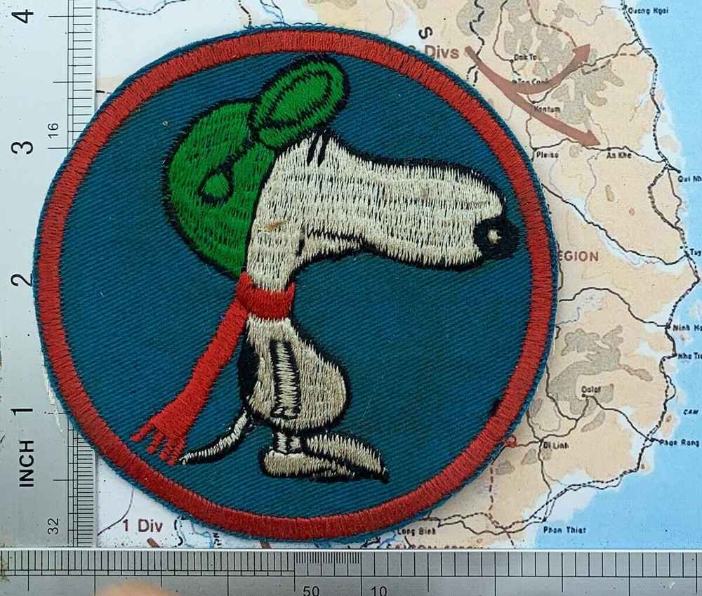 Patch , USAF VIETNAM Snoopy Patch , SNOOPY VIETNAM WAR PATCH , t8-188