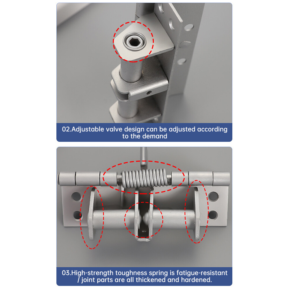 Self-Closing Door Hinge Spring Positioning Hinge Door Closer Automatic Closing