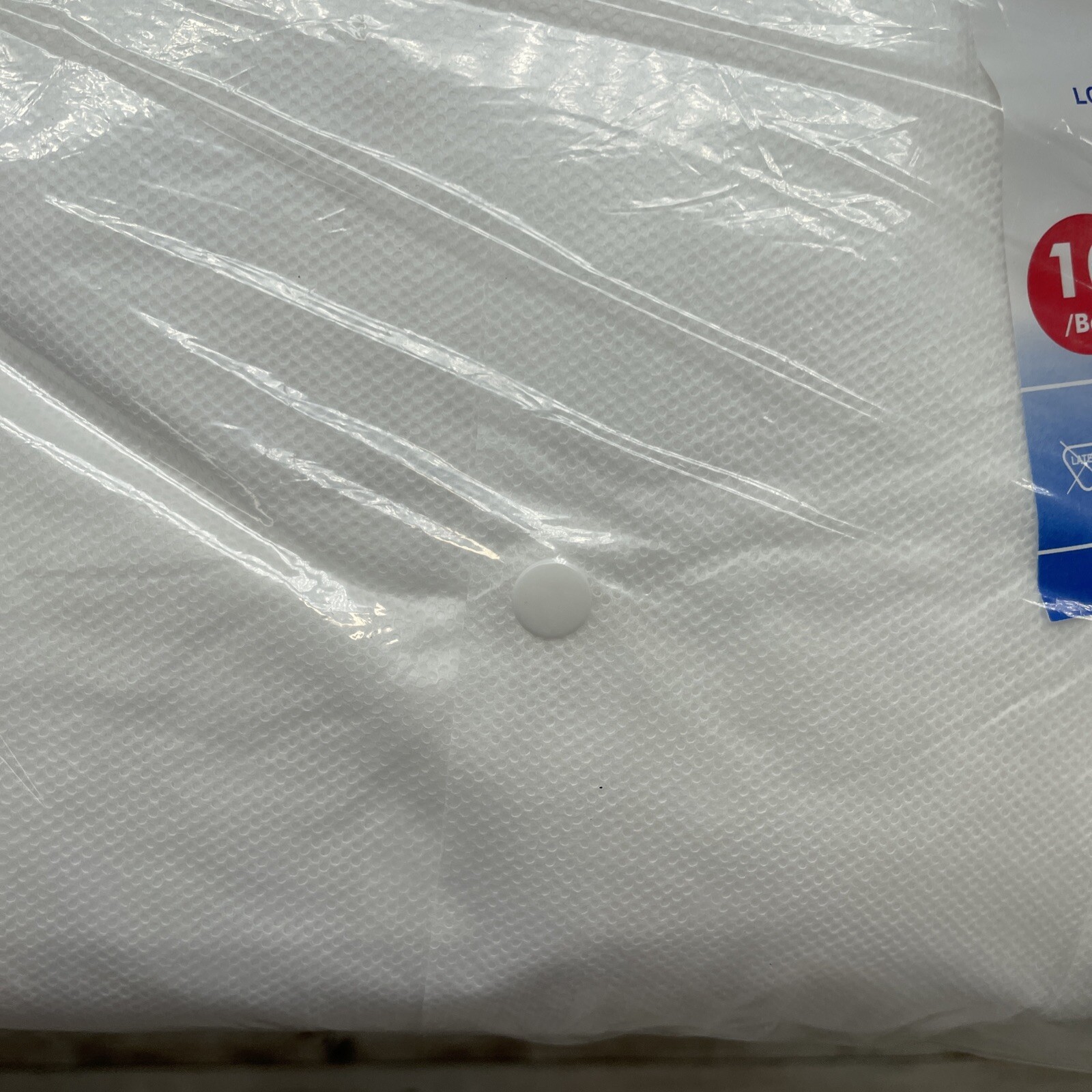 10 Disposable Lab Coats with Pocket White 343P Work Gowns XL Protective Clothing