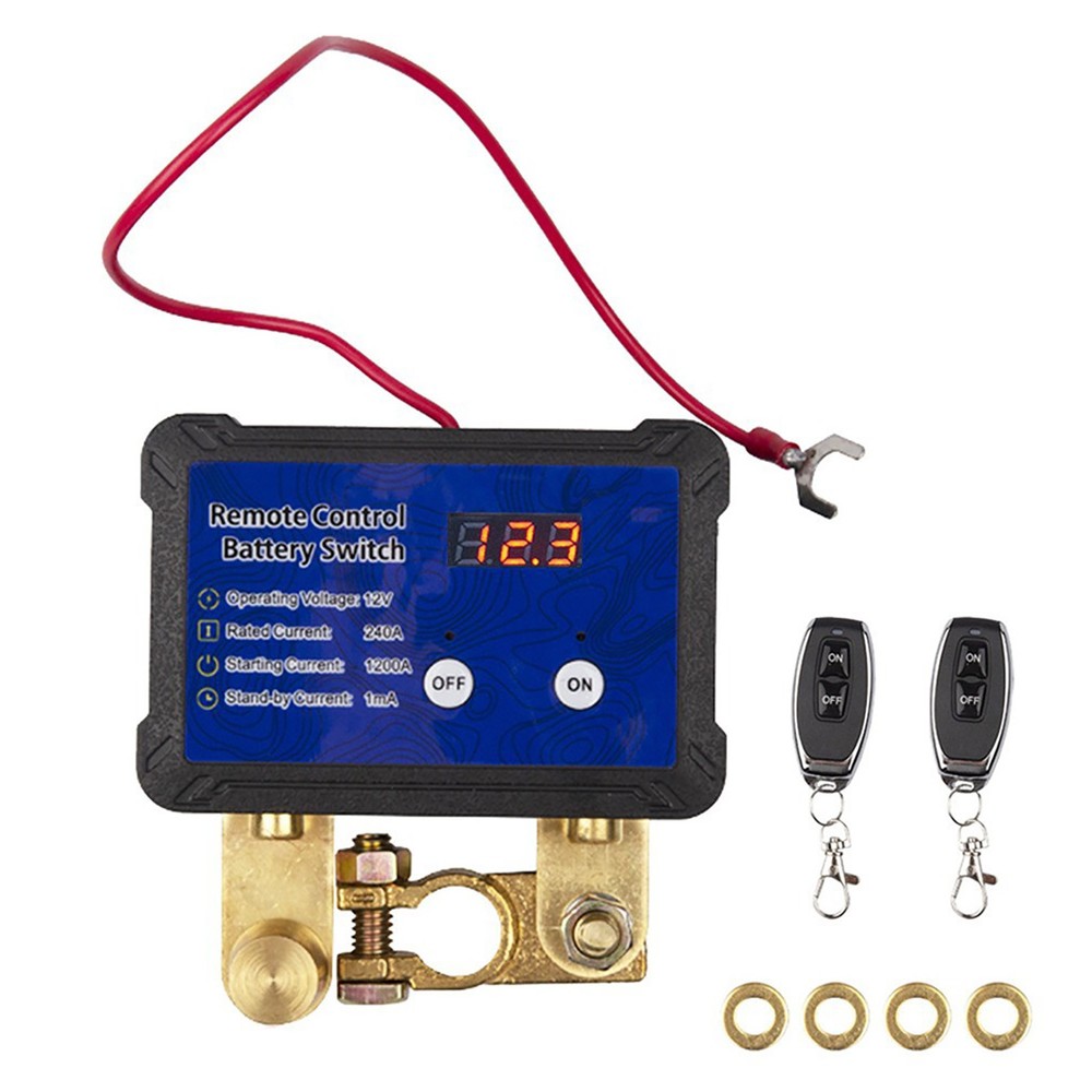 1PCS Automatic power-off switch for car battery With an LED voltage display