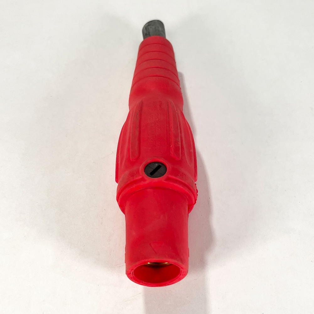 Cam-Type 2-2/0 AWG Female Inline Connector, Red Used!