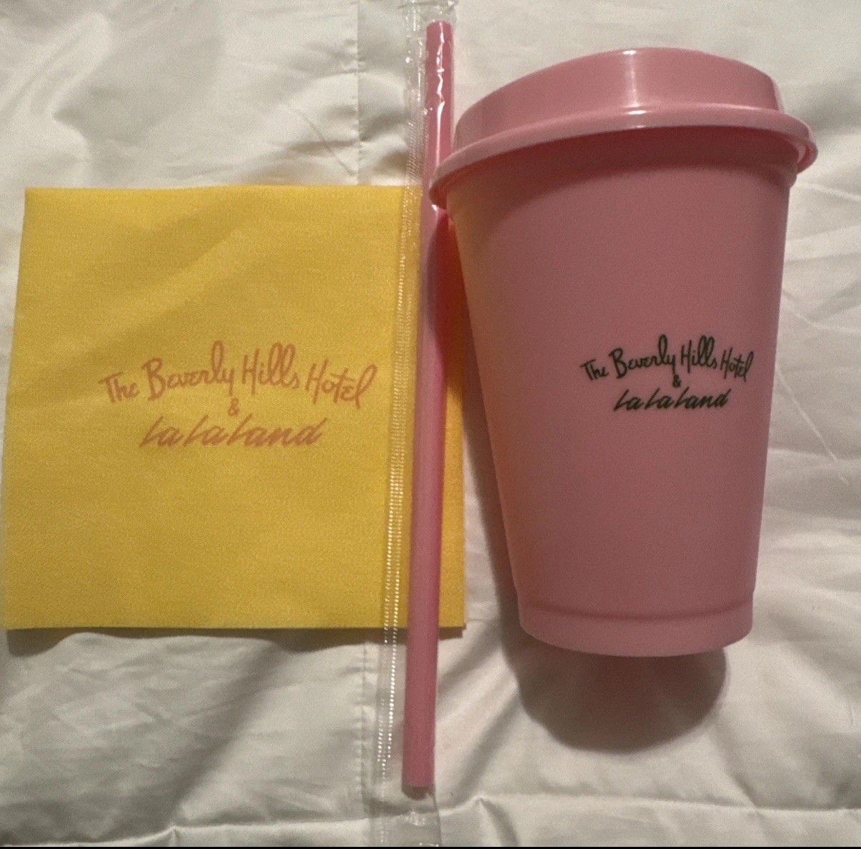 La La land X Beverly Hills Hotel Pink Cup