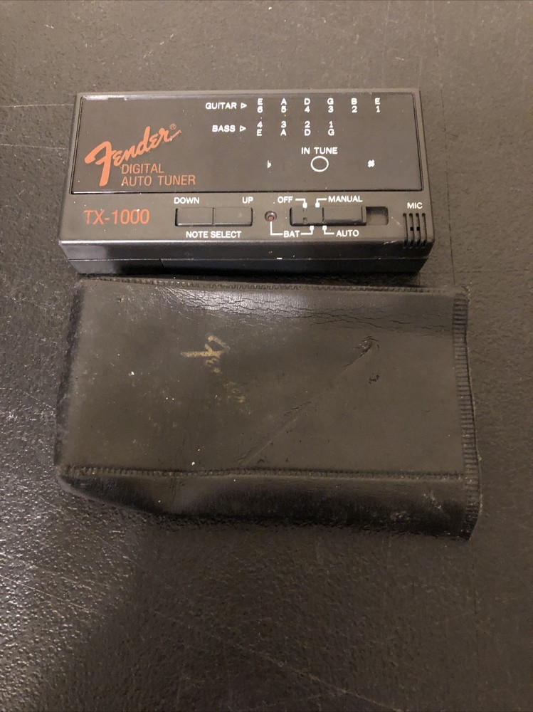 Fender  TX-1000 Digital Auto Tunerw case