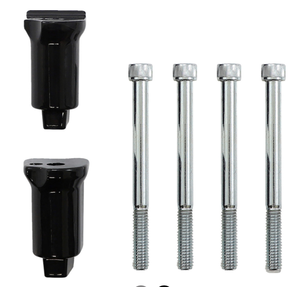 Drag Specialties - 1621-1007 - Support Brackets For Passenger Floorboard...