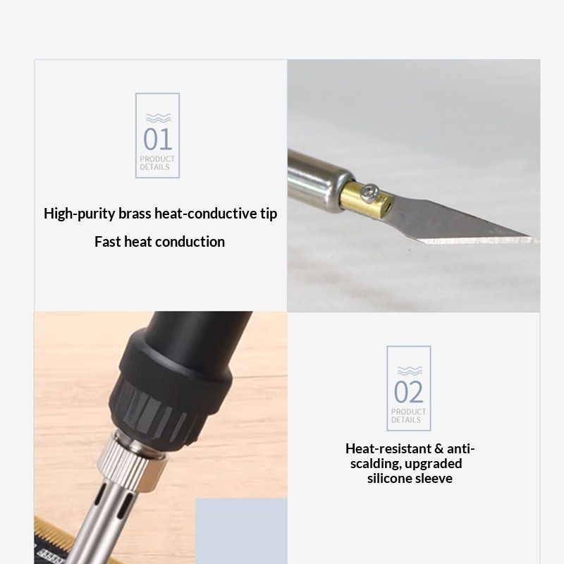 Multi-purpose electric knife cutting kit includes thermal cutter 12pcs/set