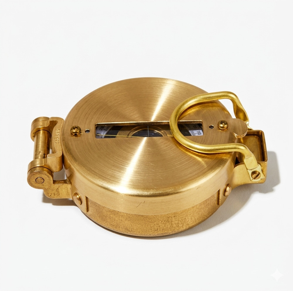 Brass Compass. Find your way