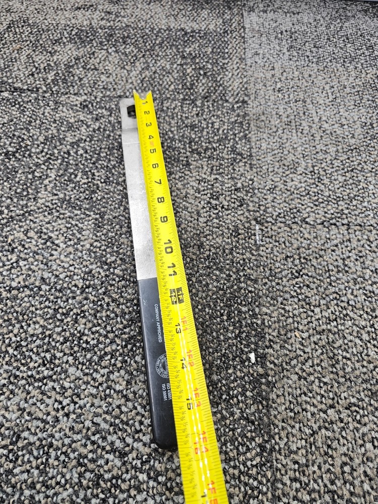 Valpress Long Handle Replacement 16" Silver/Black Rubber Grip For Valve