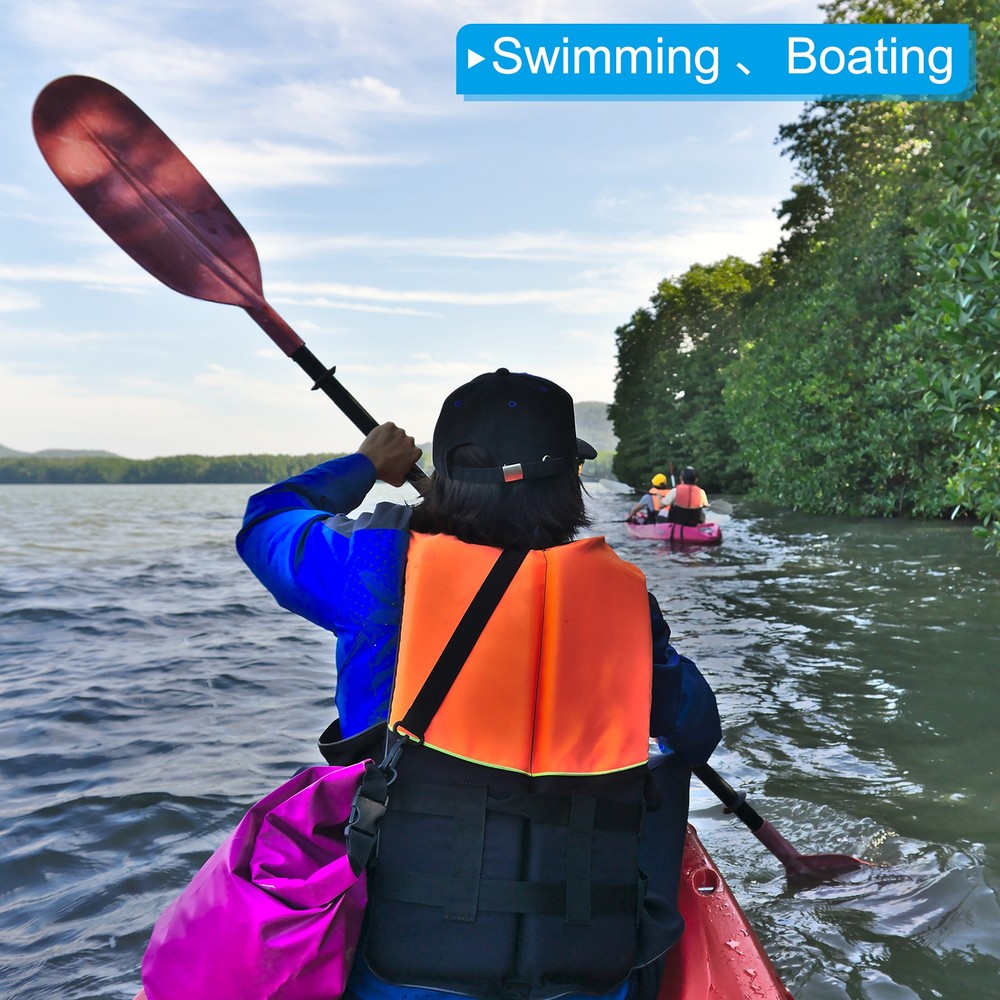 Floating Waterproof Dry Bag, 2L Float Dry Bag Roll with Clear Window, Blue