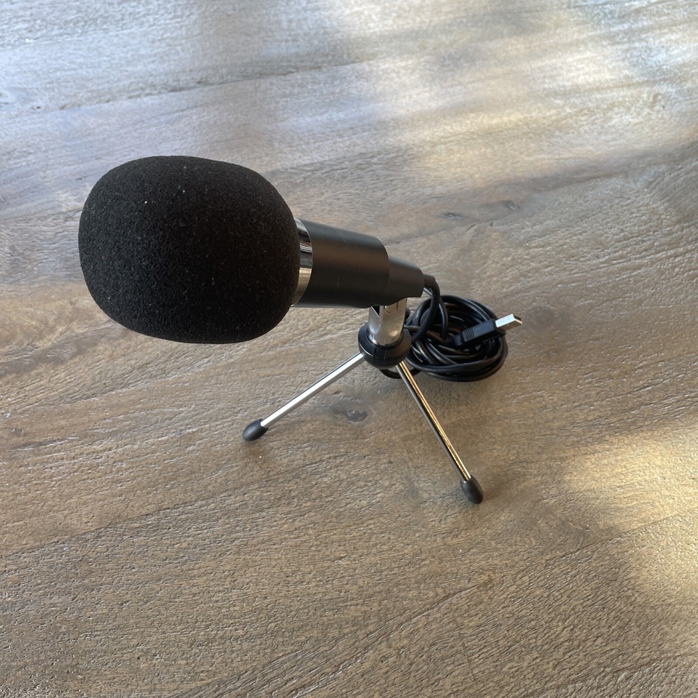 FIFINE K668 USB Microphone Condenser Plug & Play Windows/Mac Tested Works