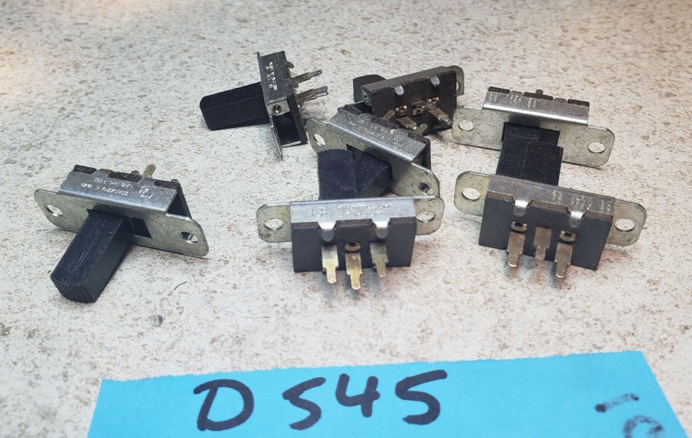 Lot of (7) Stackpole SPDT Slide Switch