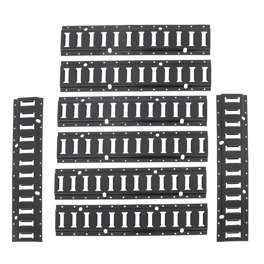 LABLT 2'  E Track Tie Down Rail System Heavy Loads Secure Cargo For Vans Trucks