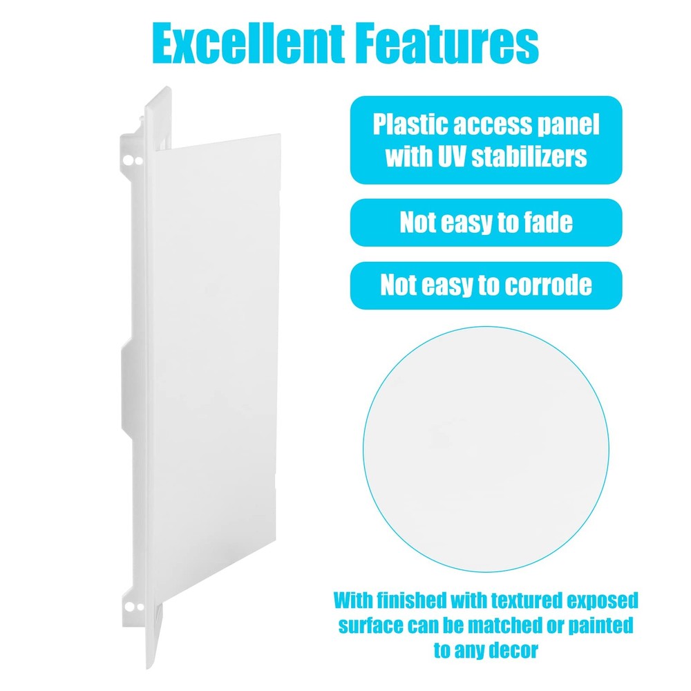 8x12 inch Plastic Access Panel for Drywall Ceiling Wall Access Door