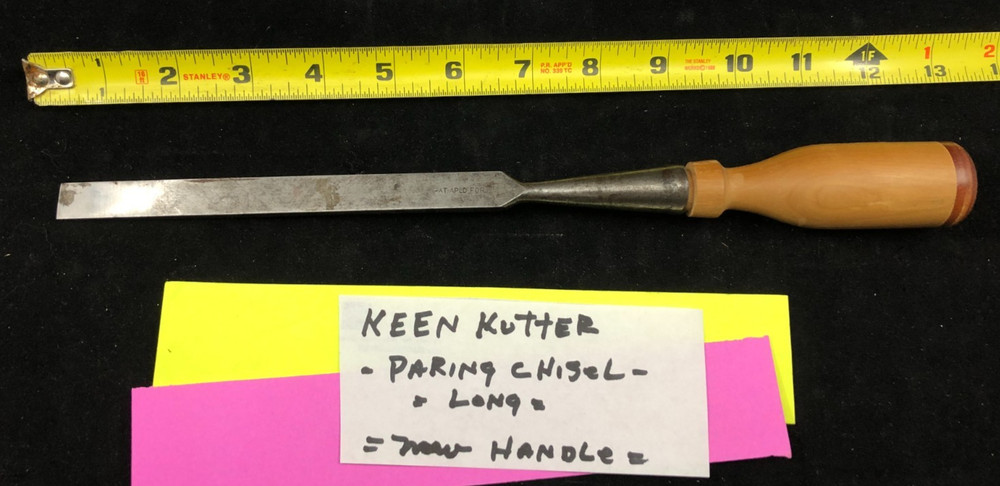 KEEN KUTTER 1/2” FIRMER SOCKET CHISEL-SHARP-NEW HANDLE-