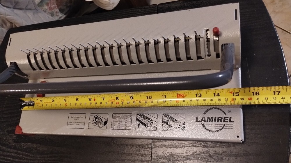 Lamirel Microband Punching Comb Binding Machine Great Condition