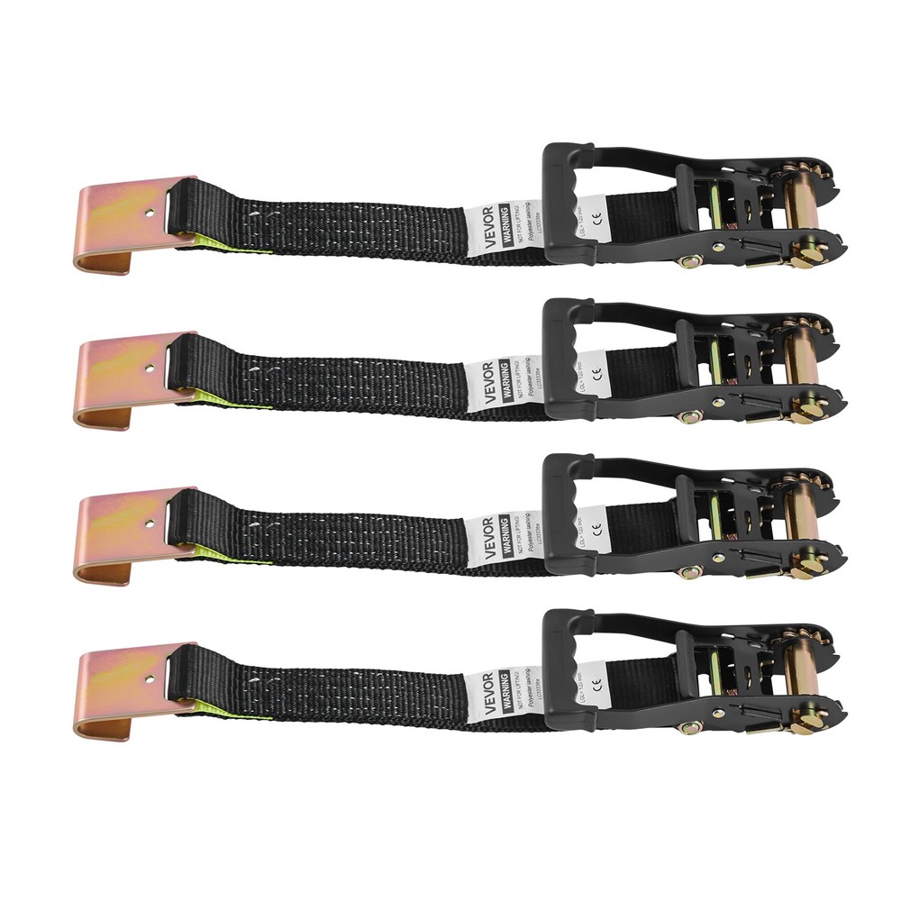 VEVOR Wheel Chock Tie-Down Kit with Flat Hook Break Strength 10009 lbs