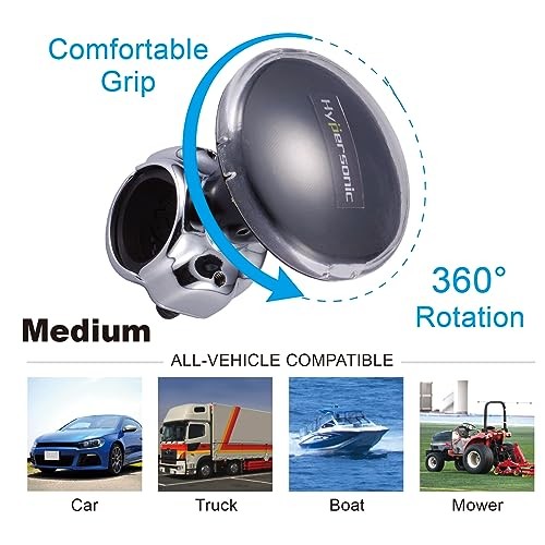Car Power Handle Easy Steering Suicide Knob Black Spinner Steering Medium