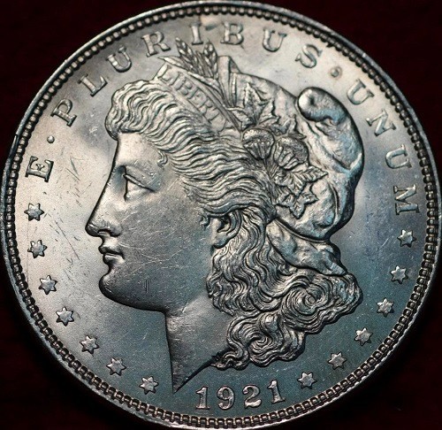 1921 Morgan Silver Dollar #283