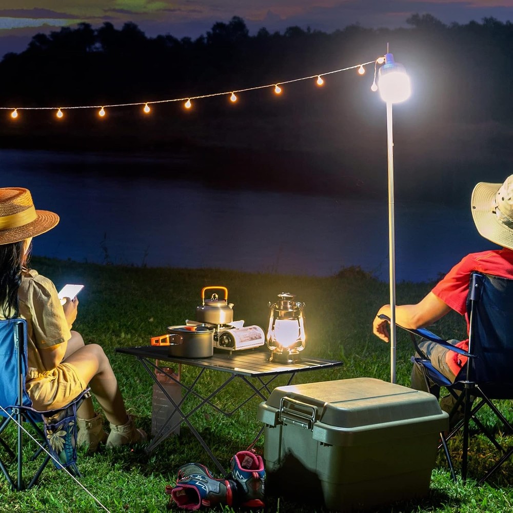 Foldable Camping Side Table, Ultralight Small 16‘’ Small, Black