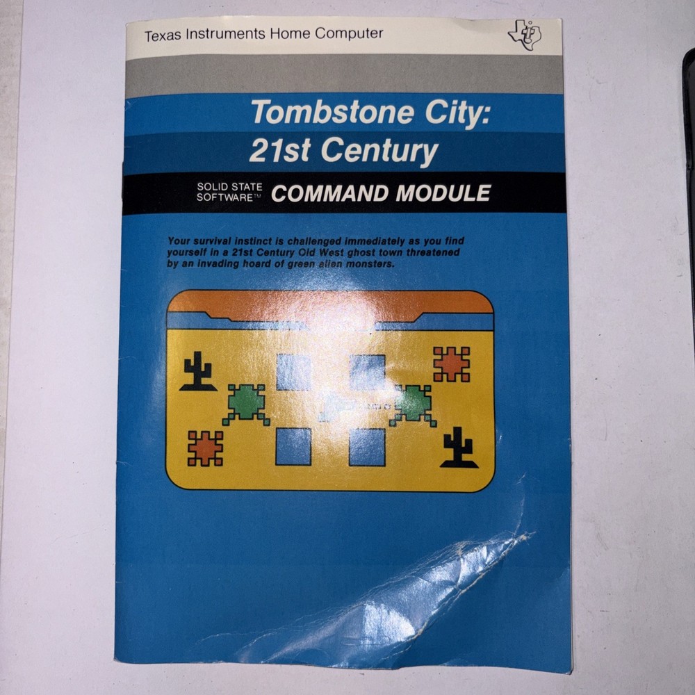 Texas Instruments T1 Home Computer Applications Software Game Lot (4) 1981