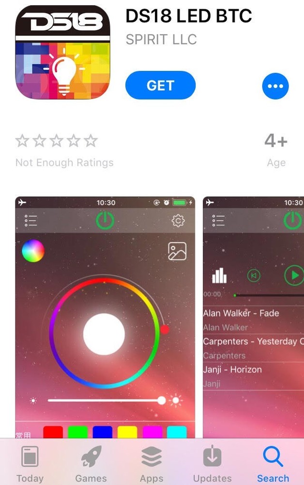 DS18 RGB LED Bluetooth 4.0 Controller Light iOS Android iPhone LED-BTC IP65