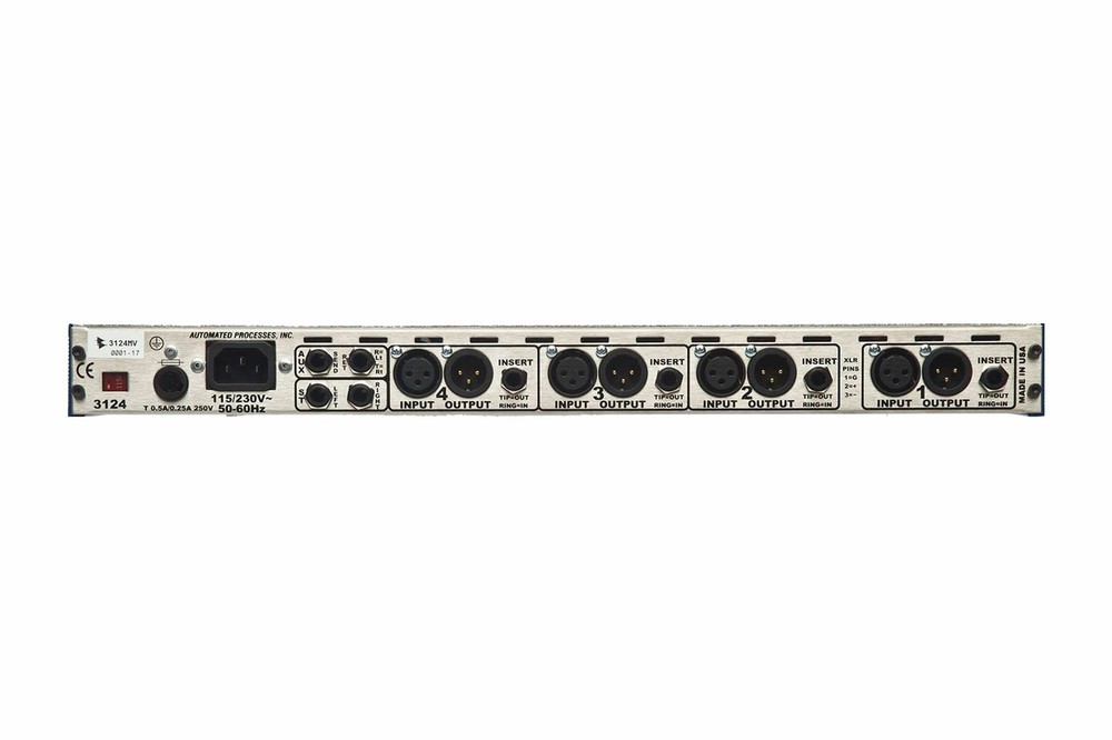 API Audio 3124MV | 4-Channel Microphone Preamp