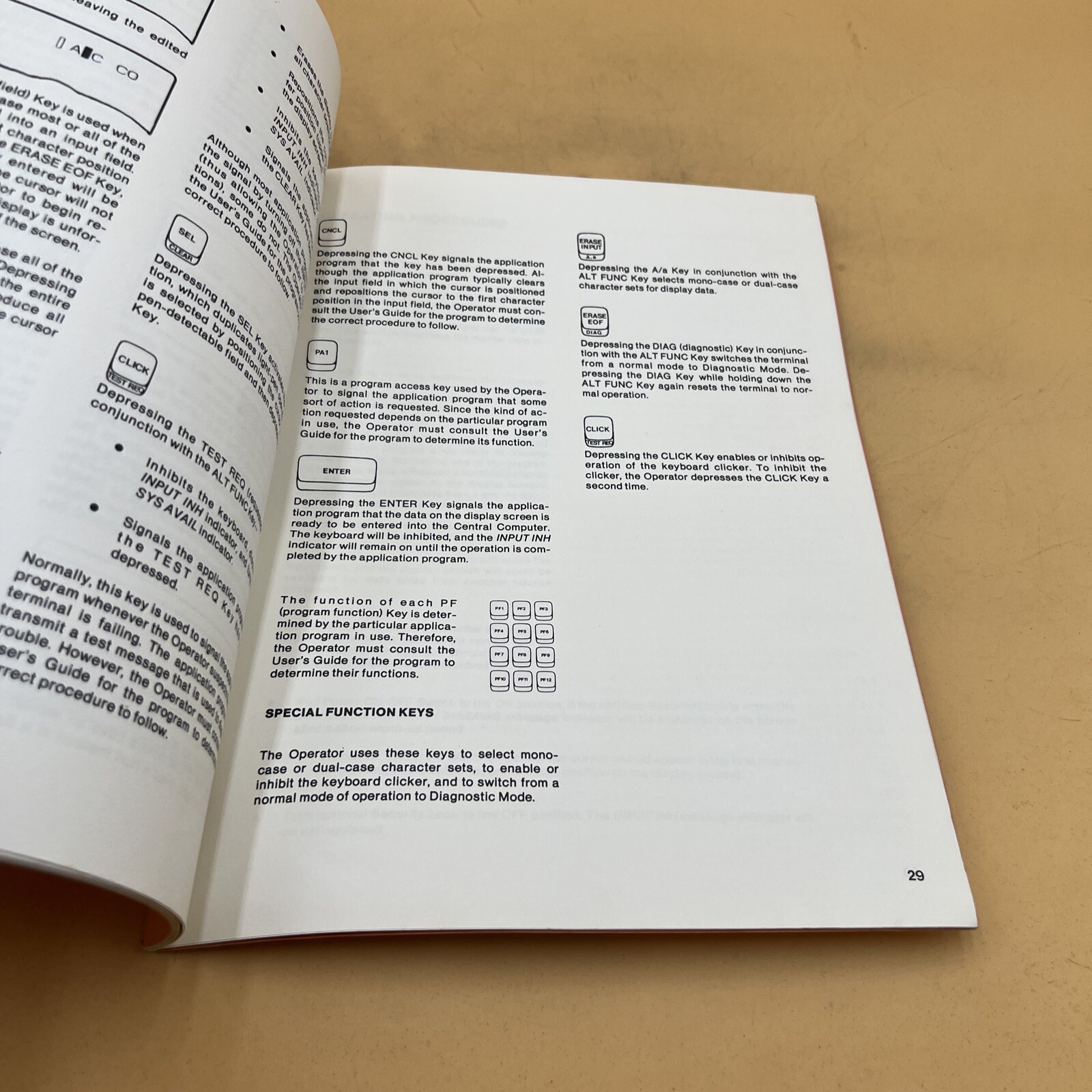 Telex Terminal Communications TC 277C Keyboard Display Terminal Operators Manual